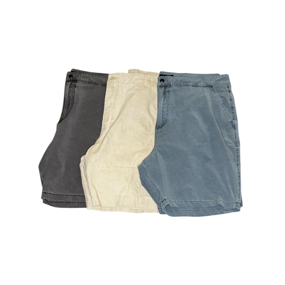 Lucky Brand Men’s Shorts Size 42 Lot (3 Pairs) Stretch Zip Pocket & Cargo Casual